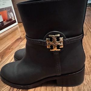 Tory Burch Brown Leather Chelsea Boots Size 7
